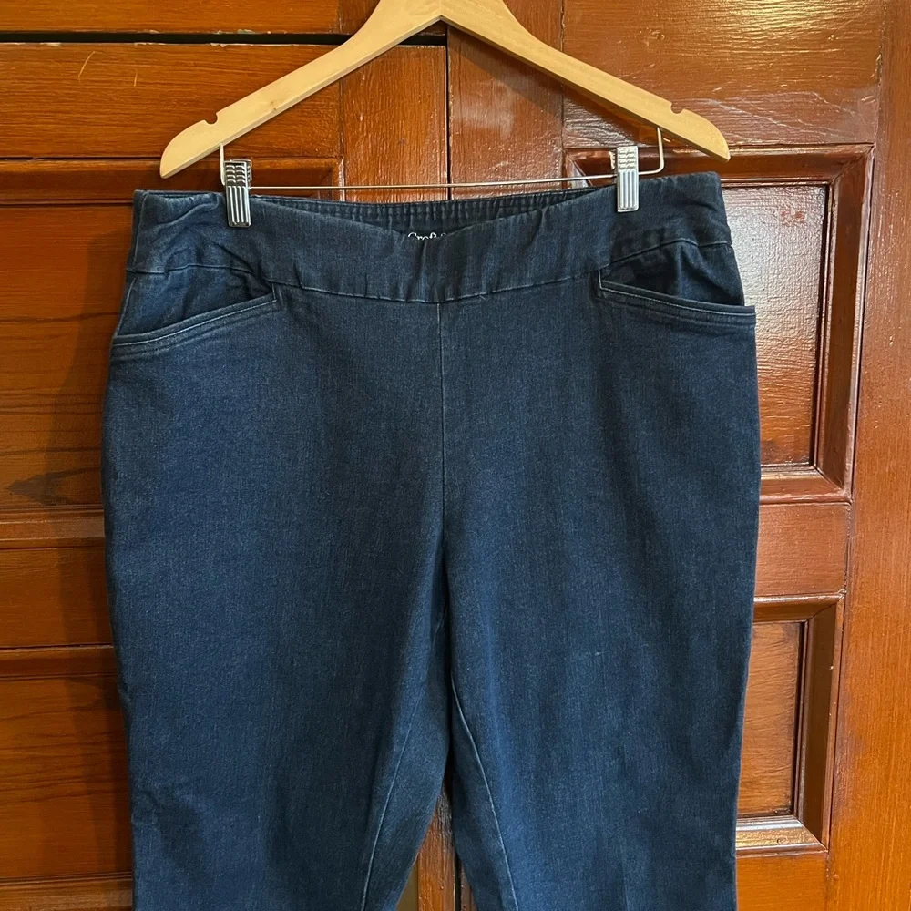 Dark Denim Stretch Pant - Picture 4 of 8